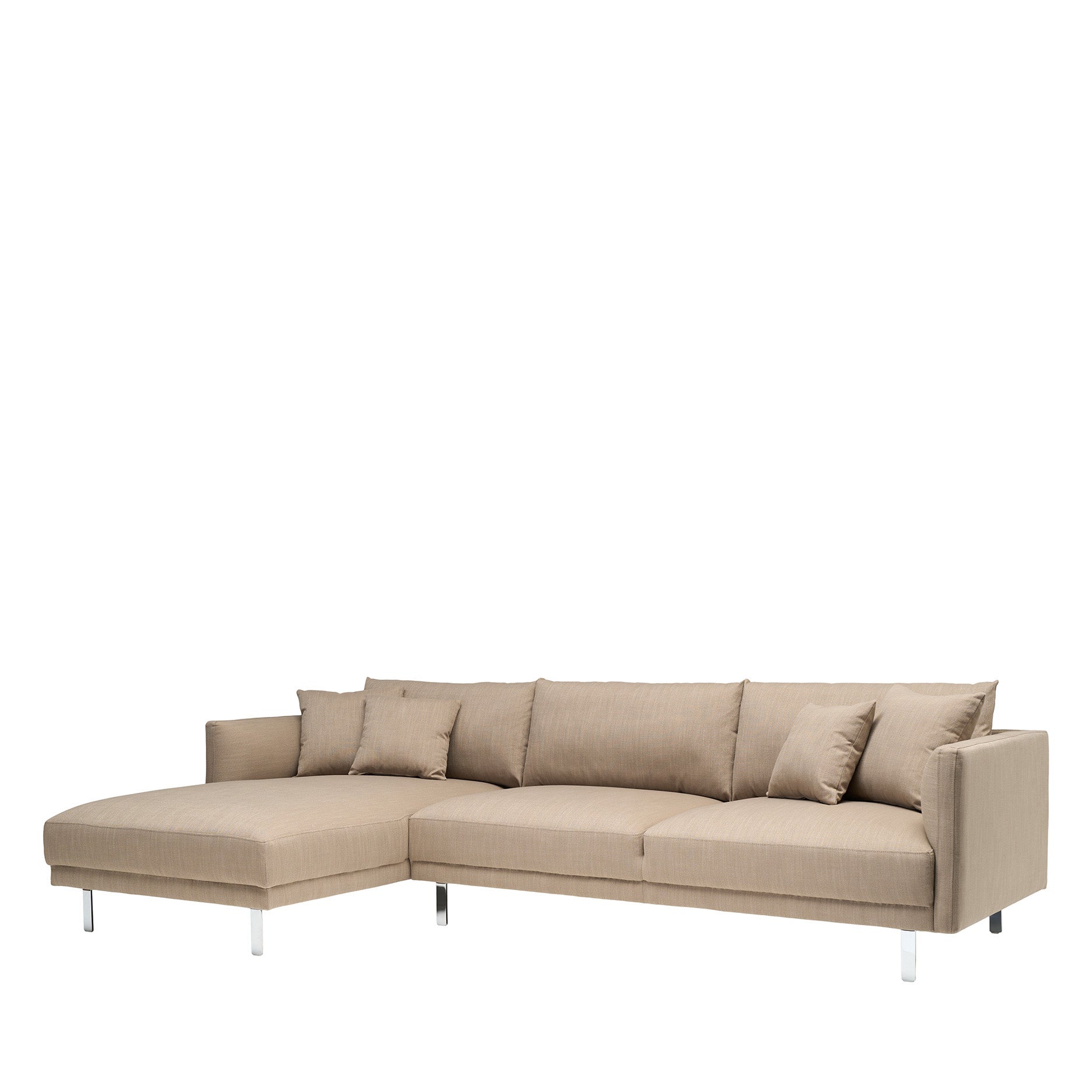Capella II chaiselong sofa - på ben (venstrevendt)